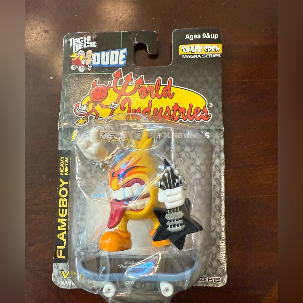 World Industries Tech Deck Flameboy Figure
